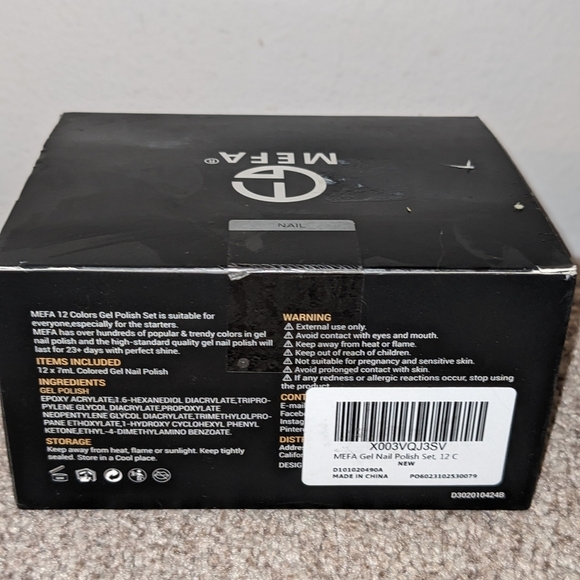 MEFA 12 Colors Gel Nail Polish Set Nail Art Manicure - Picture 4 of 7